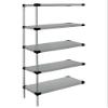 Quantum Storage Systems AD86-2472SG-5 Solid Shelves Add-On Kit for WR86-2472SG-5 Galvanized Steel 5 Shelves 86" H x 72" W x 24" D view 1