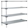 Quantum Storage Systems AD86-2442SG Solid Shelves Add-On Kit for WR86-2442SG Galvanized Steel 4 Shelves 86" H x 42" W x 24" D view 1