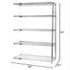 Quantum Storage Systems AD54-2160S-5 Wire Shelves Add-On Kit for WR54-2160S-5 Stainless Steel 5 Shelves 54" H x 60" W x 21" D view 2