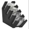 Dispense-Rite LID-4BT Four Section Countertop Cup and Lid Organizer, Fits 6 oz. to 44 oz. Cups and Lids, Black Polystyrene view 2