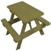 Furniture Barn USA -Child's Picnic Table, Linden Leaf Stain view 1