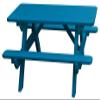 Furniture Barn USA -Child's Picnic Table, Caribbean Blue view 1