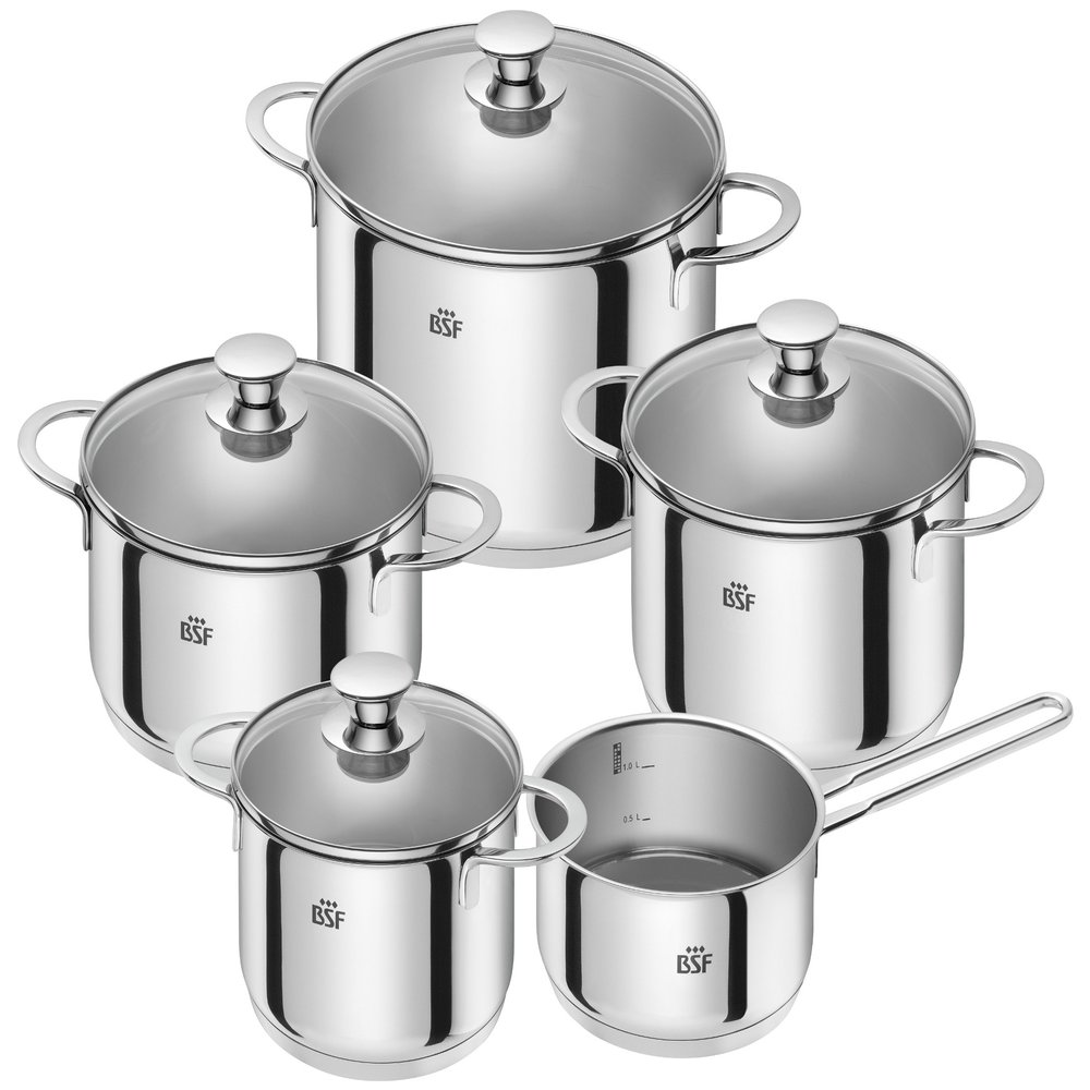 BSF Bordeaux Cookware Set 5pcs.