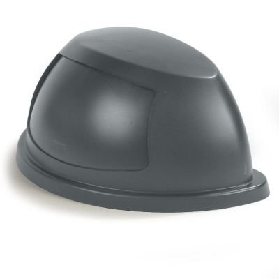 Carlisle 34302223 343022-23 Waste Container Lid, Fits 21-Gallon Half-Round Containers, Grey-34302223