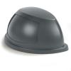 Carlisle 34302223 343022-23 Waste Container Lid, Fits 21-Gallon Half-Round Containers, Grey-34302223 view 1