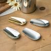 Aoyoshi 019746 Tea Spoon, Silver, W 1.6 x L 3.1 inches (4 x 7.9 cm), Stainless Steel Brown Plain Pewter Plated, Made in Japan view 3
