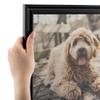 ArtToFrames 14x29 Inch Black Picture Frame, This 1.00 Inch Custom Wood Poster Frame is Black - Comes with Foam Backing 3/16 inch and Regular Acrylic (FBPL0066-60823-YBLK-14x29) view 3