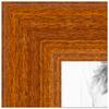 ArtToFrames 15x34 Inch Brown Picture Frame, This 1.00 Inch Custom Wood Poster Frame is Honey - Comes with Foam Backing 3/16 inch and Regular Acrylic (FBPL0066-60823-YHNY-15x34) view 4