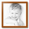 ArtToFrames 16x16 Inch Brown Picture Frame, This 1.00 Inch Custom Wood Poster Frame is Honey - Comes with Foam Backing 3/16 inch and Regular Glass (FBPL0066-60823-YHNY-16x16) view 2