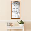 ArtToFrames 16x33 Inch Brown Picture Frame, This 1.00 Inch Custom Wood Poster Frame is Honey - Comes with Foam Backing 3/16 inch and Regular Acrylic (FBPL0066-60823-YHNY-16x33) view 3