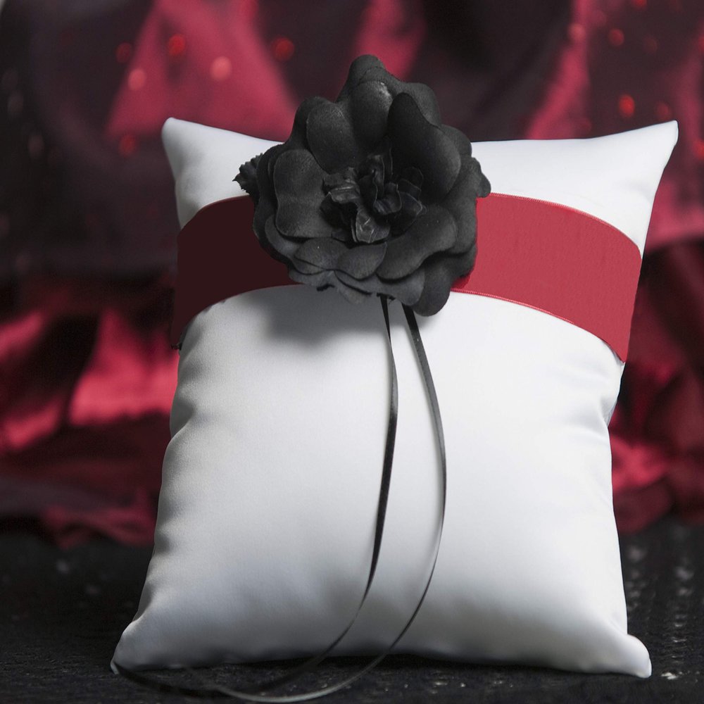 Gothic Romance Wedding Ring Bearer Pillow
