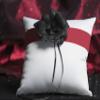 Gothic Romance Wedding Ring Bearer Pillow view 1