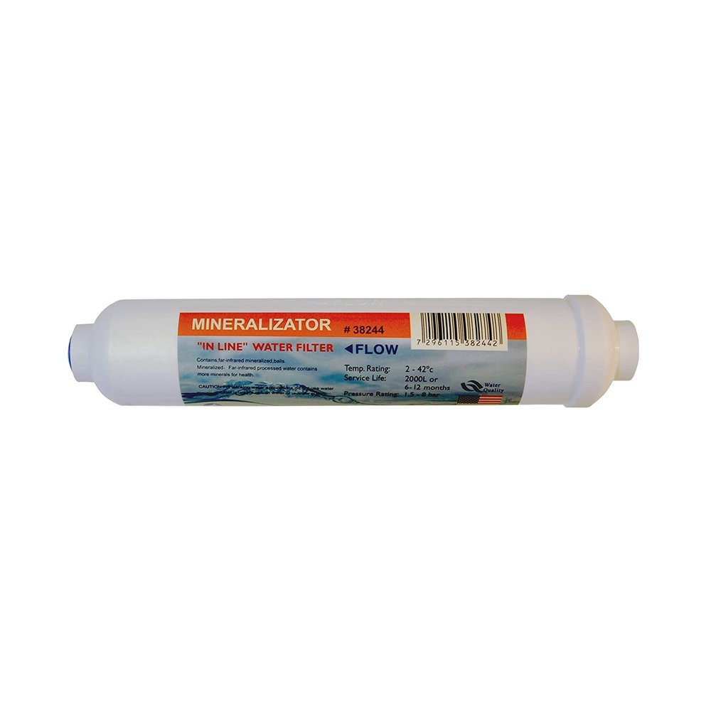 Upgrade RO Reverse Osmosis with 58 Minerals inline filter/Re-Mineralization