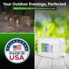 Firefly Fuel Clean Fuel Eucalyptus Lamp Oil - Smokeless, Virtually Odorless, and Long-Lasting Burn Time for Indoor & Outdoor Lamps - 5 Gallons - Made in USA view 3