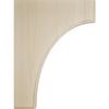 Ekena Millwork BKTW02X06X08CVRW Clarksville Wood Brackets, 1 3/4"W x 6"D x 8"H , Rubberwood view 3
