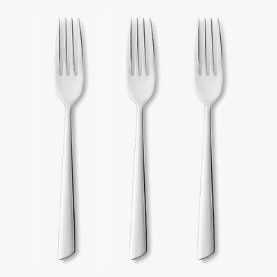 Arcos Toscana Series, Set of Table Forks, 3 Forks, One-Piece Monoblock in Stainless Steel 18y10 and 200 mm, Silver Color