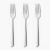 Arcos Toscana Series, Set of Table Forks, 3 Forks, One-Piece Monoblock in Stainless Steel 18y10 and 200 mm, Silver Color view 1
