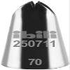 IBILI Leaves Piping Nozzle, Stainless Steel, Silver, 11 mm view 1