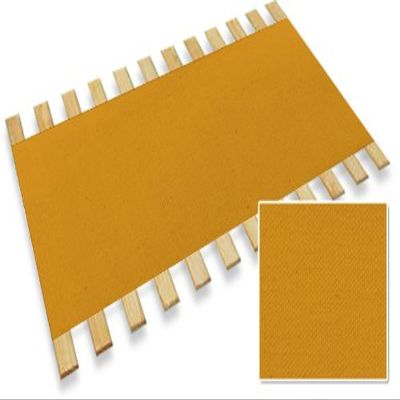 Twin Size Wood Bed Slats with a Nutmeg Canvas Fabric - Cut to The Custom Width of Your Choice - Help Support Your Box Spring and Mattress (39" Wide)