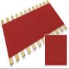 Twin Size Wood Bed Slats with Red Canvas Fabric - Cut to the Custom Width of Your Choice - Help Support Your Box Spring and Mattress (37.25" Wide) view 1