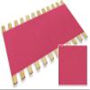 Twin Size Wood Bed Slats with a Fushia Canvas Fabric - Cut to The Custom Width of Your Choice - Help Support Your Box Spring and Mattress (40.50" Wide) view 1