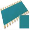 Twin Size Wood Bed Slats with Turquoise Canvas Fabric - Cut to the Custom Width of Your Choice - Help Support Your Box Spring and Mattress (37.75" Wide) view 1