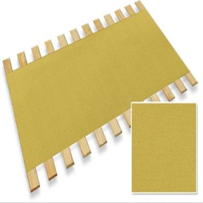 The Furniture Cove Full Size Custom Bed Slats With Light Sage Canvas Material -Help Support Your Box Spring and Mattress