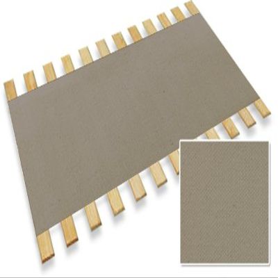 The Furniture Cove Full Size Custom Bed Slats With Grey Canvas Material -Help Support Your Box Spring and Mattress