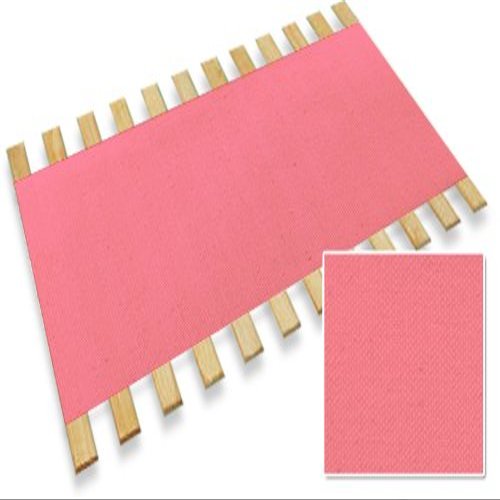 The Furniture Cove Full Size Custom Bed Slats With Hot Pink Canvas Material -Help Support Your Box Spring and Mattress