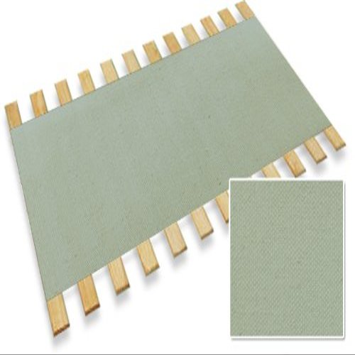 The Furniture Cove Full Size Custom Bed Slats With Light Blue Canvas Material -Help Support Your Box Spring and Mattress