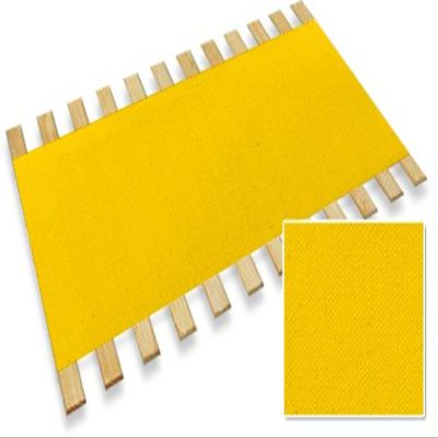 The Furniture Cove Full Size Custom Bed Slats With Yellow Canvas Material -Help Support Your Box Spring and Mattress