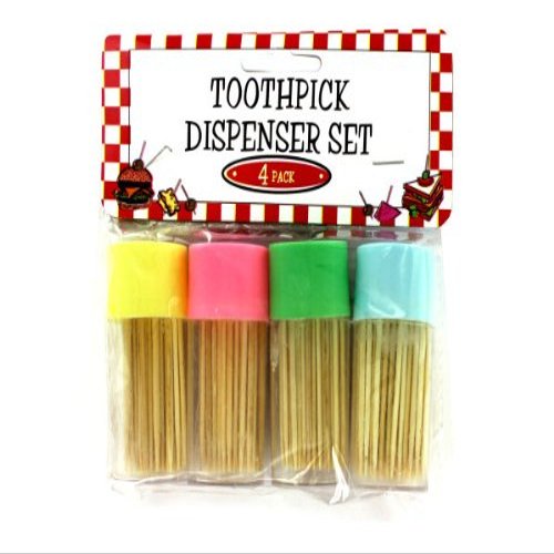 Bulk Buys Toothpick dispenser set (Set of 36)