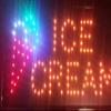Ultra Bright ICE CREAM Led Sign Yellow view 3