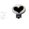 Wenko 21257100 Drain Plug Pluggy XL Heart, Multi-Colour view 2