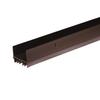 Frost King B79/36H Vinyl Slide-On Door Bottom for Metal and Wood Doors, 1-3/4 x 36", Brown view 1