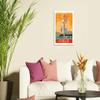 Oslo - The Capital of Norway - Vintage Travel Poster by Rohder c.1930s - Fine Art Matte Paper Print (Unframed) 20x26in view 3