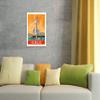 Oslo - The Capital of Norway - Vintage Travel Poster by Rohder c.1930s - Fine Art Matte Paper Print (Unframed) 20x26in view 4