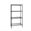 QUANTUM STORAGE SYSTEMS WR54-2448BK Starter Kit Wire Shelves Black Epoxy 4 Shelves 54" H x 48" W x 24" D view 1