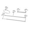 Kingston Brass BAK1113478C Victorian 4-Piece 24-Inch Dual Towel Bar Bathroom Accessory Set in Polished Chrome view 1