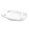 BATD3966 Toothbrush and Tumbler Holder Dish Only, White view 1