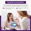 Just Solutions Crunch Anti-Soggy Cereal Bowl - Keeps Cereal Fresh & Crunchy | BPA Free | Microwave Safe | Ice Cream & Topping, Yogurt & Berries, Fries & Ketchup and More - Blue view 3