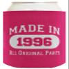30th Birthday Gifts For Women Made In 1996 Original Parts 2-Pack Can Drink Thermocoolers Magenta view 4