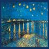 Walls 360 Peel & Stick Wall Decals: Night at The Rhone by Vincent Van Gogh (24 in x 16 in) view 1