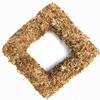 13" Sphagnum Moss Living Wreath Form Square, Natural-Organic Original view 3