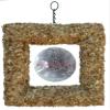 21" Living Wreath Sphagnum Moss Square Form Complete view 1