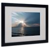 Trademark Fine Art Waiting for Sunset by Kurt Shaffer, Black Frame, 16 by 20-Inch view 1