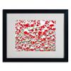 Trademark Fine Art Winter Berries in the Snow by Kurt Shaffer, Black Frame, 16 by 20-Inch view 2
