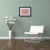 Trademark Fine Art Winter Berries in the Snow by Kurt Shaffer, Black Frame, 16 by 20-Inch view 3