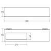 Curva Wall Mounted Towel and Accessories Holder view 2