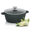 Kela 11552 Kerros 3.2L Round Pot, Black view 3